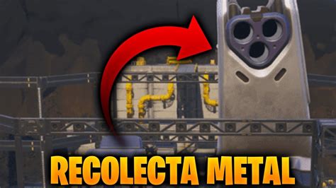 RECOLECTA METAL DE UNA FÁBRICA DE ROBOTS 